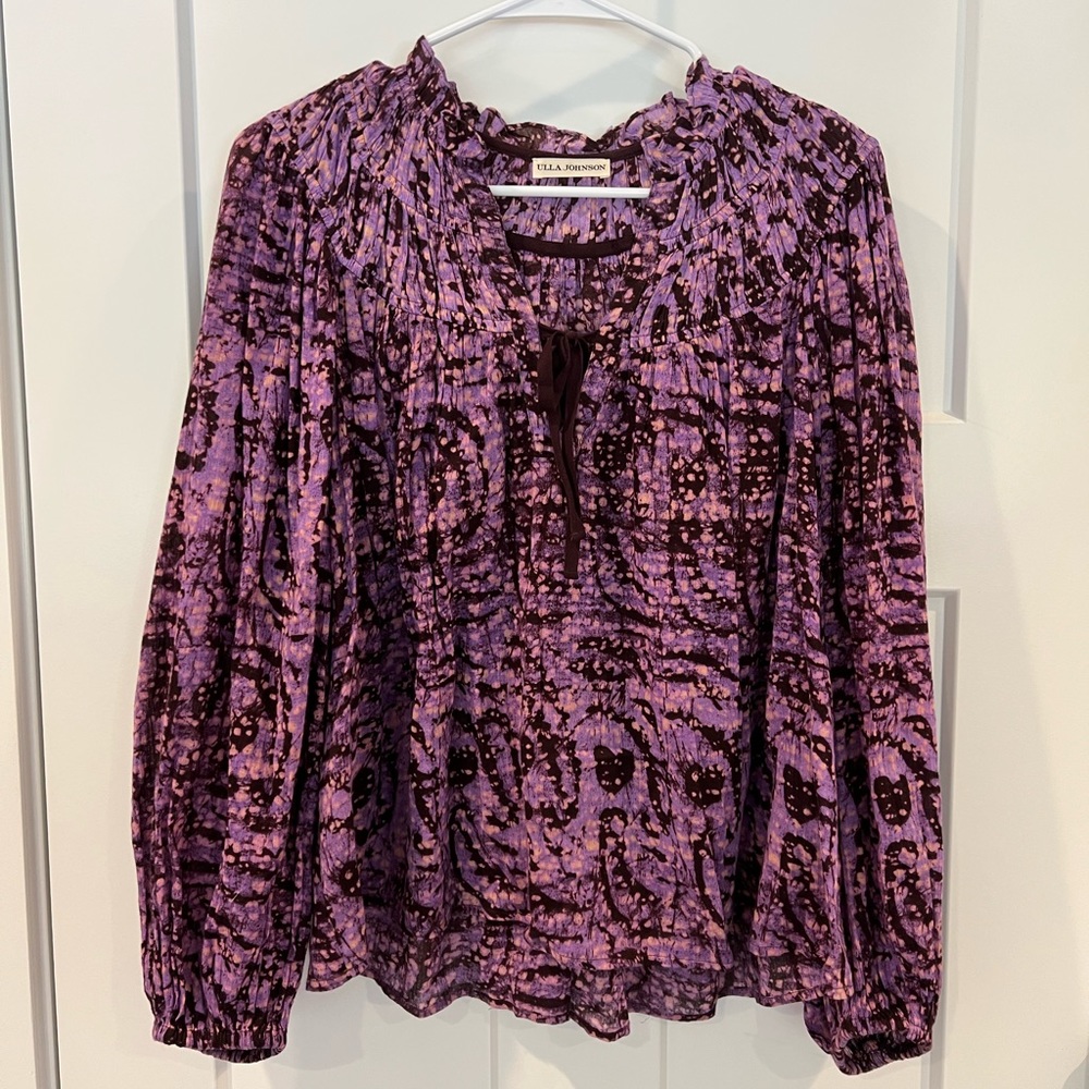 Ulla Johnson Purple Blouse